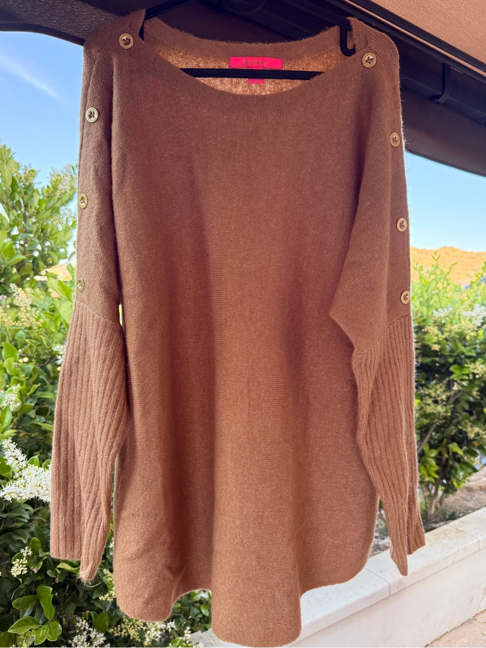 Lilly Pulitzer Arna Pullover Sweater Heathered Rattan NWOT | Sz. L
